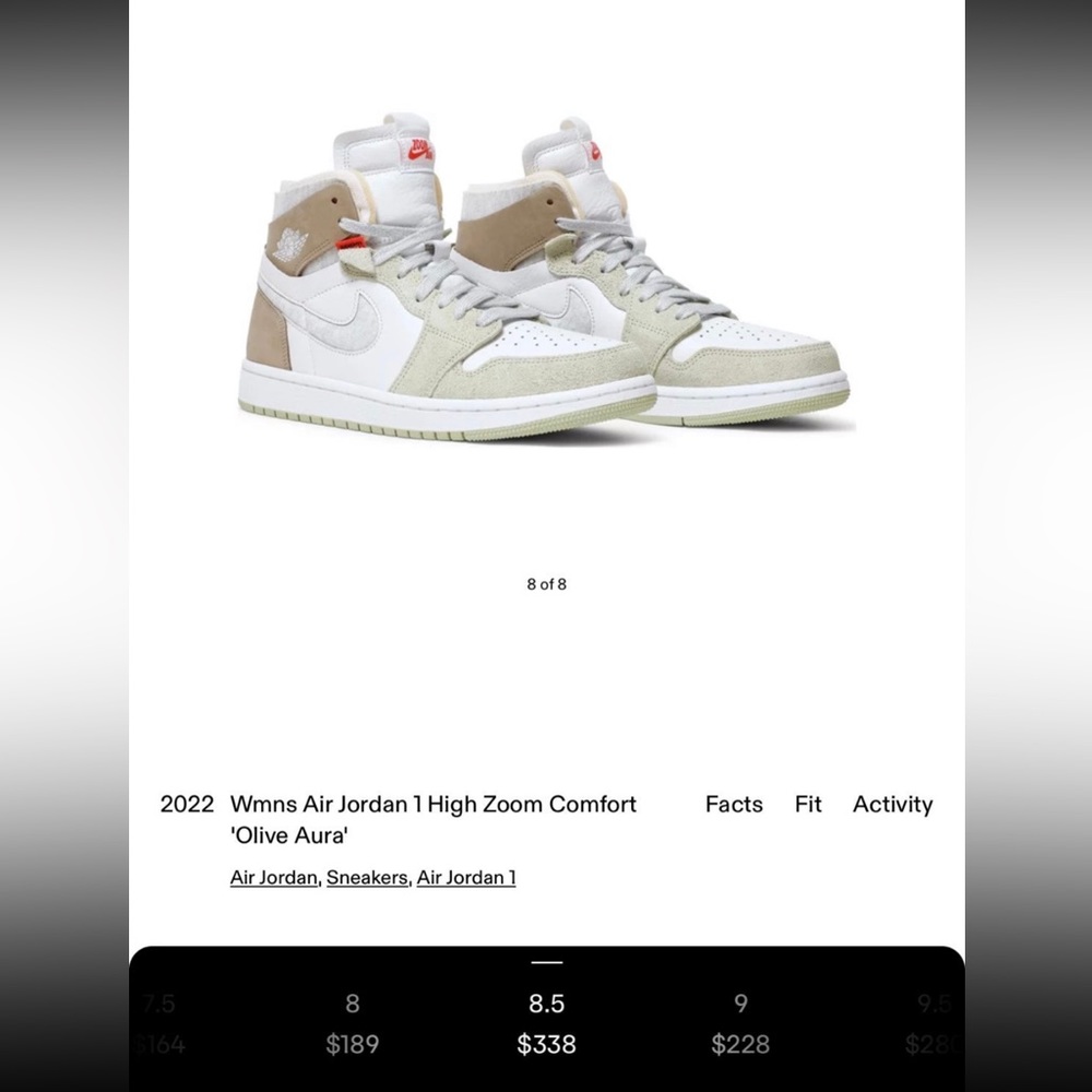 Wmns Air Jordan 1 High Zoom Comfort 'Olive Aura'